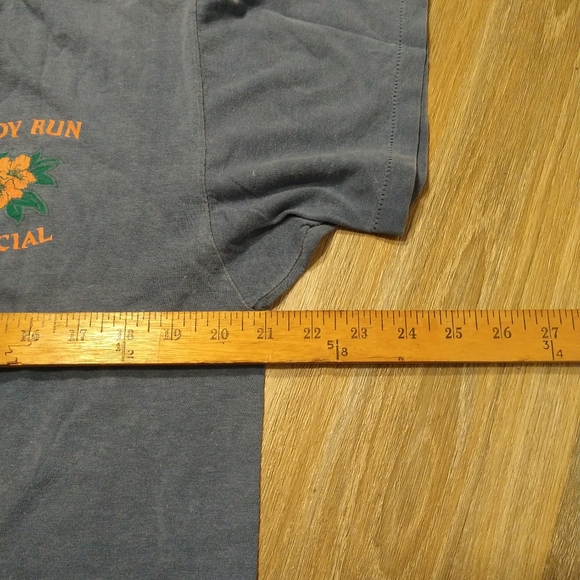 '90s vintage Rhody Run official t-shirt large royal first class USA made single - Picture 5 of 9
